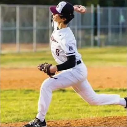  ?? SUBMITTED PHOTO ?? Lower.Merion’s Van Willner struck out 10and allowed one unearned run on three hits over six innings in the Aces’ 7-1win at Ridley on Monday