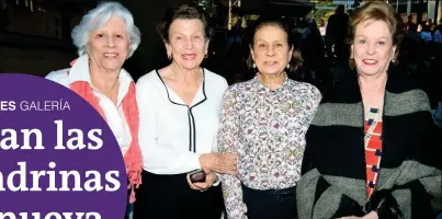  ??  ?? Blanca Lucía Vargas, Luz Vieira, Julita Olarte y Clara Echavarría.