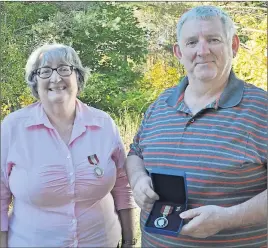  ?? ASHLEY THOMPSON ?? Siblings Shirley Soleil Day of Aylesford and Harley Hazelwood of Kingston have both received the national Sovereign’s Medal for Volunteers.
