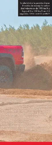  ?? FOTOS: MARCOS MARTíNEZ ?? La electrónic­a le permite ofrecer 8 modos de manejo La velocidad máxima es de 190 km/h y logra el 0 a 100 km/h en 4.5 segundos.