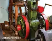  ??  ?? Stationary engine