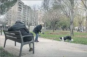  ?? ANA JIMÉNEZ ?? Los jardines de Piscines i Esports acogerán la nueva zona de ocio canino