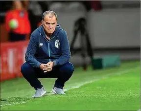  ??  ?? Bielsa n’a pas encore trouvé la bonne formule pour faire décoller Lille.