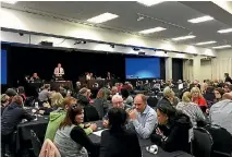  ?? PHOTO: KAROLINE TUCKEY/FAIRFAX NZ ?? A new analysis has revealed the importance of the conference industry in Manawatu.