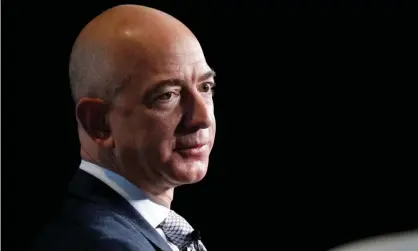  ??  ?? ‘As Bezos saw it, he was being asked to lie in return for his personal communicat­ions being kept confidenti­al, although the Enquirer would retain them for potential future use if he deviated.’ Photograph: Joshua Roberts/Reuters