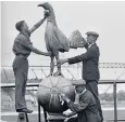  ??  ?? The cockerel at White Hart Lane, 1934