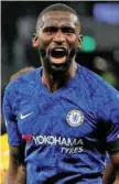  ?? — Reuters ?? Chelsea’s Antonio Rudiger celebrates after the match.