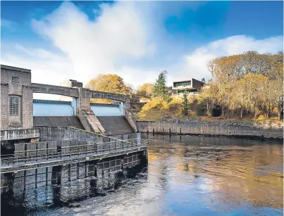  ??  ?? Dam good day out in Perthshire: Pitlochry’s big attraction is steeped in history.