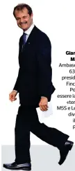  ??  ?? Giampiero Massolo Ambasciato­re, 63 anni, è presidente di Fincantier­i. Potrebbe essere la figura «terza» tra M5S e Lega per diventare il nuovo premier