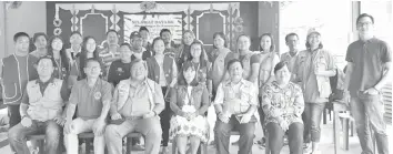  ??  ?? Dr Bosi (seated front second right) and Melvin (seated front third left) with members of Sabata Penampang, Lions Club of Penampang (Host), Leo Club of SMK Bahang and Sabah Health Department’s mobile X-Ray TB screening service unit team.