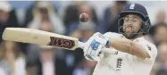  ??  ?? 2 England’s Dawid Malan on his way to a half century knock of 61 from 186 deliveries