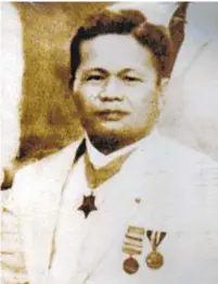  ?? AP ?? Telesforo De La Cruz Trinidad is the only Filipino recipient of the Medal of Honor in the history of the U.S. Navy.