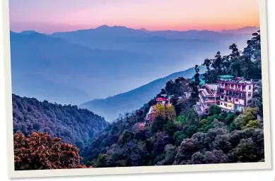  ??  ?? Pull out all the stops for a stylish vacation in Mussoorie.