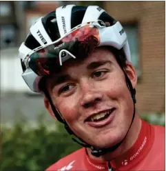  ?? FOTO: CLAUS BONNERUP ?? Den unge danske rytter har med fornemme resultater allerede i sin bare anden saeson på World Tour vundet stor anerkendel­se.