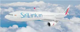  ??  ?? The inaugural SriLankan Airlines flight between the two cities arrived in Melbourne on Monday.