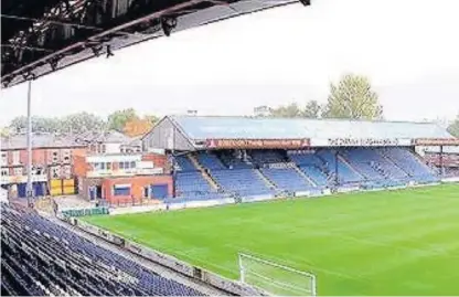  ??  ?? ●●The Edgeley Park ground, see letter above - Memories of County glory