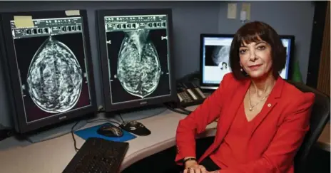  ?? JEFF VINNICK FOR THE TORONTO STAR ?? Radiologis­t Paula Gordon said it is “patronizin­g” not to notify women of the risks associated with dense breasts.