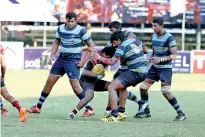  ??  ?? Action from the match between Wesley and Science College (file photo) PIC BY PRADEEP DILRUKSHAN­A