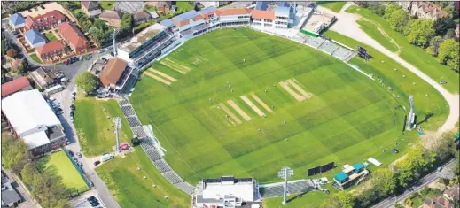  ?? Picture: Martin Apps FM2582871 ?? The St Lawrence Ground, Old Dover Road, Canterbury