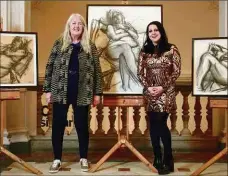  ??  ?? Mary Beard joins Dr Janina Ramirez, art detective