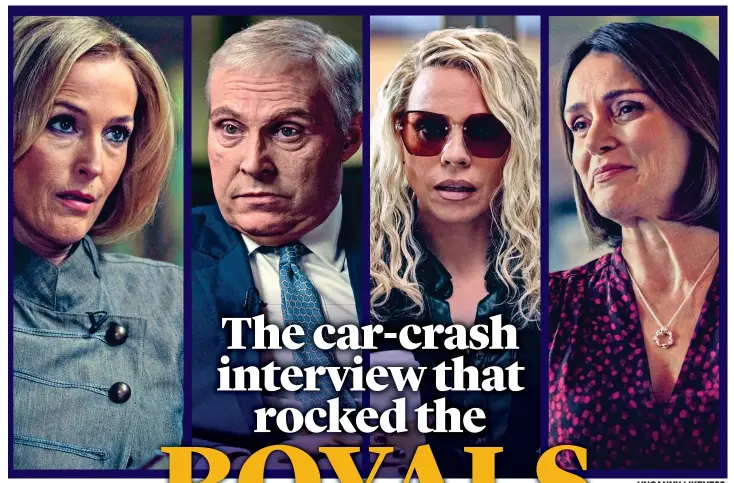  ?? ?? UNCANNY LIKENESS: Gillian Anderson, Rufus Sewell, Billie Piper and Keeley Hawes