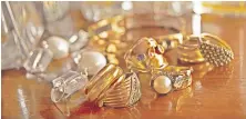  ?? [PHOTO PROVIDED BY SALMASSARA FOR DREAMSTIME] ?? Gold prices are at one of the highest points they've been in years.
