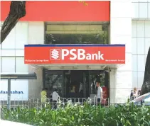 ??  ?? PHILIPPINE Savings Bank got the central bank’s approval for its LTNCD program.