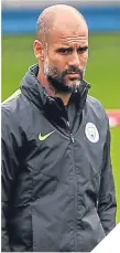  ??  ?? Pep Guardiola.