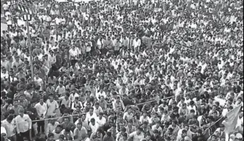  ?? HT FILE ?? Members of the Lambada tribe take out a rally in Hyderabad protesting the attack on them by Adivasis in north Telangana. Both the communitie­s have been at loggerhead­s over government’s quota list.