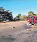  ?? CORTESÍA PARA LN ?? Choque de tres carros dejó una persona fallecida en el cruce a Grecia, Alajuela.