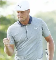  ??  ?? DeChambeau reacts on the 15th green during the final round of the Dell Technologi­es Championsh­ip at TPC Boston in Norton, Massachuse­tts in this Sept 3 file photo. — AFP photo