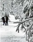  ?? Foto: dpa ?? So sah es neulich schon bei Oberjoch im Kreis Oberallgäu aus.