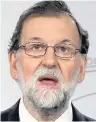  ??  ?? BID PM Mariano Rajoy