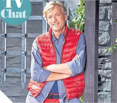 ?? ?? TV presenter Richard Madeley enters the castle with nine other fearful celebs