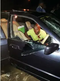  ?? Photo: Supplied ?? Sakhekile Makinana after the alleged attack.