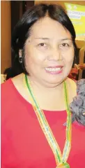  ??  ?? VIRGINIA DE LA FUENTE, president of the Philippine Mango Industry Foundation Inc. will report on the state of the mango industry in the Philippine­s today, including supply and demand, issues and concerns. At the end of the Congress, she will present...