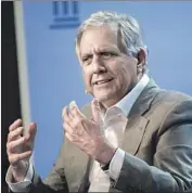  ?? David Paul Morris Bloomberg ?? LESLIE MOONVES resigned as chief executive of CBS on Sept. 9 amid allegation­s of sexual misconduct.