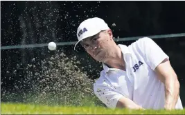  ?? MATT YORK — THE ASSOCIATED PRESS ?? Justin Thomas is playing for the U.S. and technicall­y has teammates at the Olympics. “But in reality,” he said, “I hope I beat those guys’ brains in.”