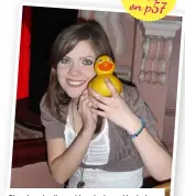  ?? ?? Clare loved yellow rubber ducks and had a huge collection of them in all shapes and sizes