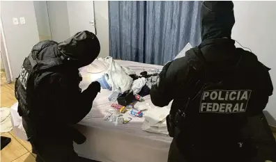  ?? Divulgação/Polícia Federal ?? Os mandados judiciais cumpridos pela PF foram expedidos pela 1ª Vara Federal de Guaíra