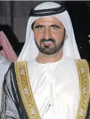  ??  ?? Mohammed bin Raschid Al Maktum, Emir von Dubai.