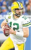  ??  ?? AARON RODGERS