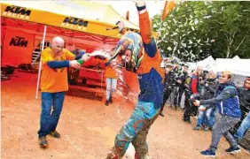  ??  ?? Autre titre non usurpé, celui de Thomas Dubost en Junior. Le Grenoblois a été régulier face aux Abgrall, Blanjoue, Debaud et autres Nicolot. Éric Bernard avait encore parié sur le bon cheval.