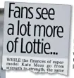  ??  ?? ‘SHE’S LOST HER WAY’:
Lottie last year, and how we revealed she was selling risque photos online