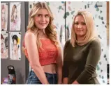  ?? NETFLIX ?? Book-smart Chelsea (Emily Osment, right) moves in with her less scholarly sister, Claire (Olivia Macklin), on “Pretty Smart.”