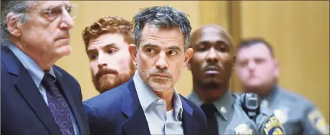  ?? Erik Trautmann / Hearst Connecticu­t Media ?? Fotis Dulos is arraigned on murder and kidnapping charges in state Superior Court in Stamford on Jan. 8, 2020.