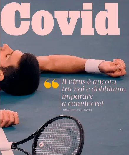  ??  ?? L’ultimo Slam
È il 3 febbraio 2020 e Novak Djokovic ha appena vinto gli Australian Open per l’ottava volta battendo l’austriaco Thiem: si tratta del 17° Slam in carriera