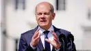  ?? ?? It's a good thing this is happening now, Olaf Scholz said