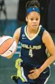  ?? DANNY KARNIK/AP ?? Former UConn player Moriah Jefferson is returning to Connecticu­t after the WNBA’s Sun traded for her.