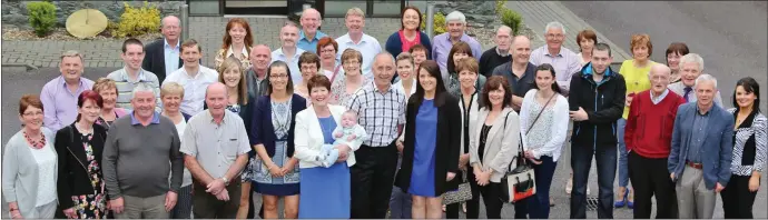  ??  ?? Family, friends, and work colleagues gathered at Credit Union House in Rathmore to wish Nora Murphy a happy retirement.